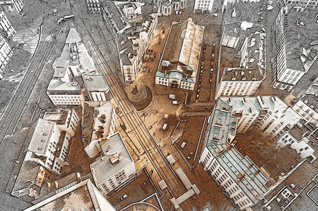 A collage illustrating different types of real estate investments, including residential houses, commercial buildings, industrial warehouses, and international properties with recognizable landmarks.