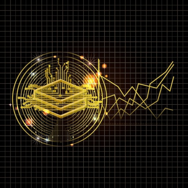A stylized image of a graph trending upwards, with coins and currency symbols merging into a flourishing tree, symbolizing investment growth.