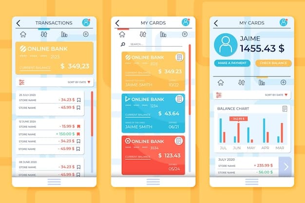 Close-up of a smartphone screen displaying a budgeting app interface. The interface shows various categories like